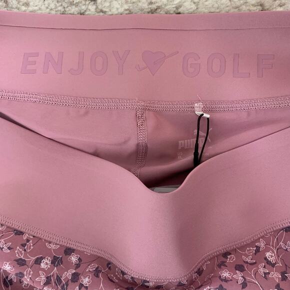 NWT Puma PWRSHAPE Fancy Plants Pink Botanical Pattern Golf Skort Size XL - Picture 8 of 12